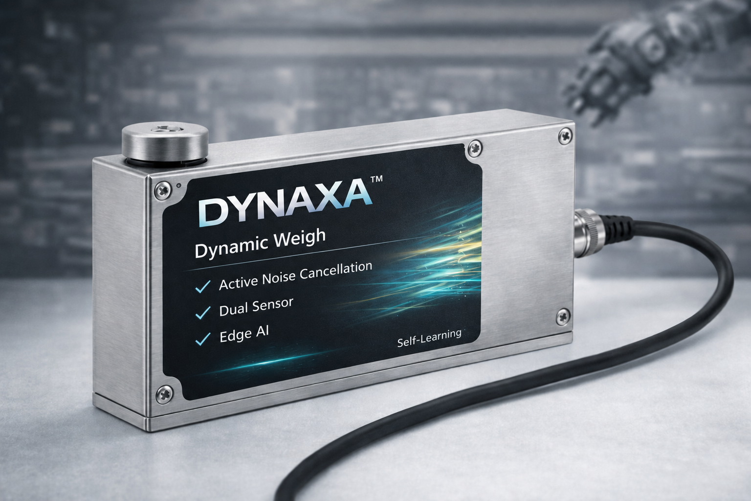 Dynaxa dynamic checkweigher module with dual-cell active cancellation